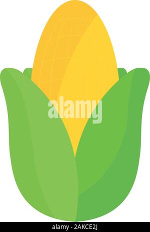 Corn cob icon Stock Vector