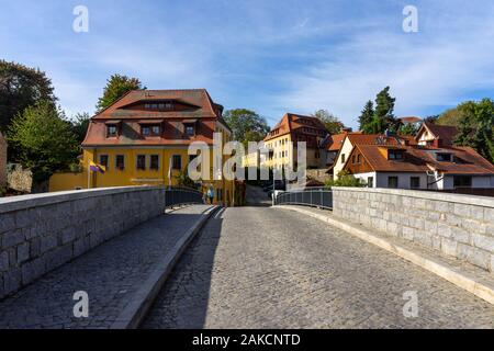 BAUTZEN, GERMANY - OCTOBER 10, 2019: The streets of the old town. Stock Photo