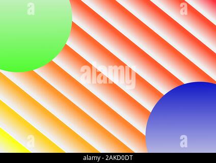 Geometric Abstract Circles Pattern for Background Stock Photo