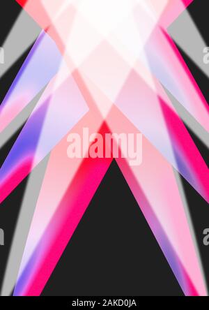 Retro Triangle Patterns Background Shapes and Pattern 1990s Style Stock Photo