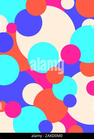 Geometric Abstract Circles Pattern for Background Stock Photo