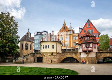 Inner bridge, Esslingen am Neckar, Germany Stock Photo