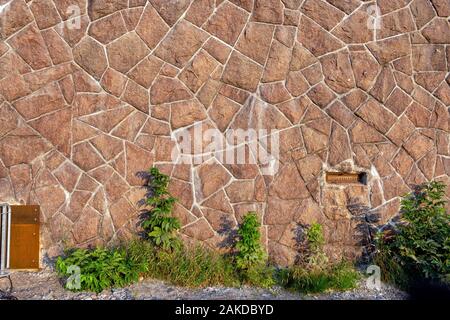 Empty old wall texture. Stock Photo