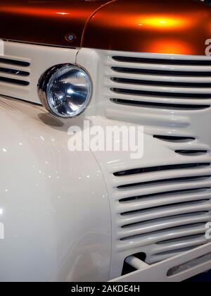 Detail from an American modified hotrod car Stock Photo