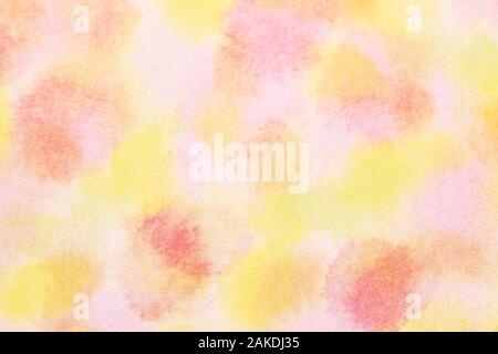 Designed abstract background with pale watercolor elements Stock Photo