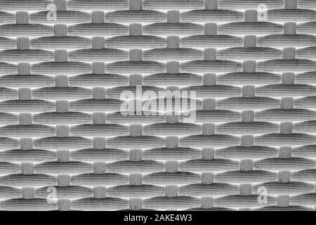Gray weaving baskets. Wall texture background. Close-up Stock Photo