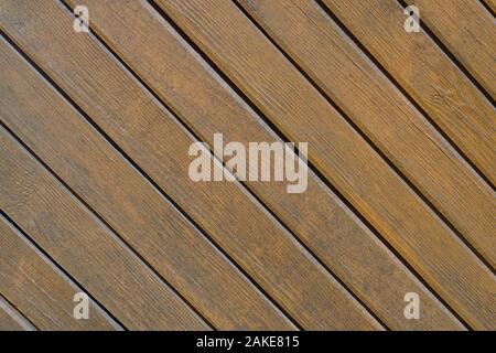 Rustic wood wall vVertical texture with tiled wooden decorative planking Stock Photo