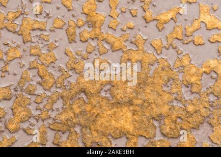 Recycled compressed pink wood chipboard. Close up Stock Photo