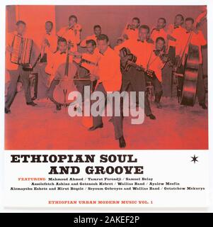 The cover of Ethiopian Soul And Groove,  a compilation of modern Ethiopian urban music -Editorial use only Stock Photo