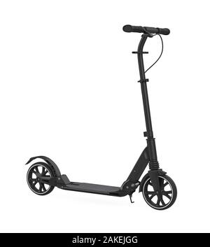 Electric Scooter Isolated Stock Photo