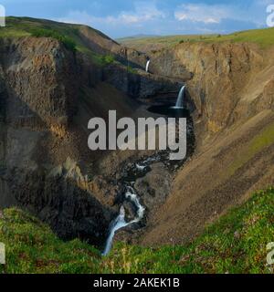 Waterfall, Putoransky State Nature Reserve, Siberia, Russia Fleece Blanket  by Sergey Gorshkov / Naturepl.com - Pixels