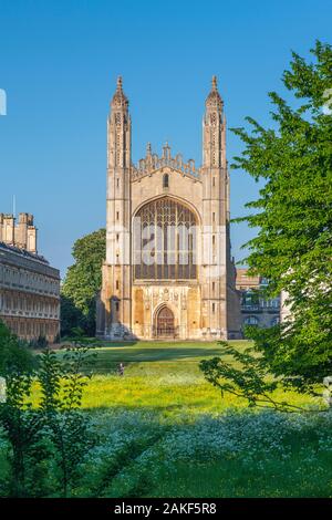 UK, England, Cambridgeshire, Cambridge, The Backs, King's College, King's College Chapel