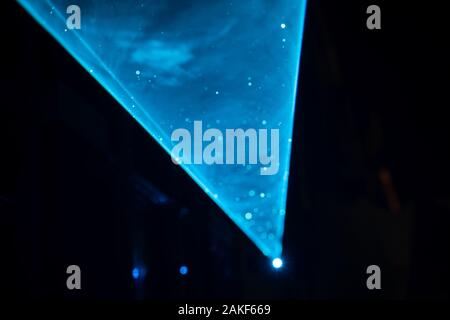concert lighting against a dark background ilustration Stock Photo