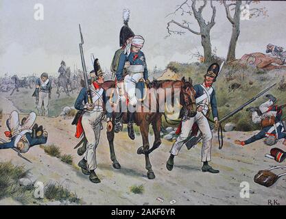 Napoleon At The Battle Of Jena 14 October 1806. Decisive French Victory ...