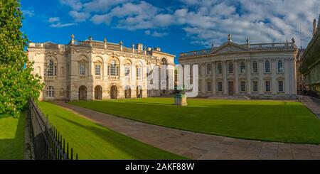 UK, England, Cambridgeshire, Cambridge, The Senate House (right) and The Old Schools (left) Stock Photo