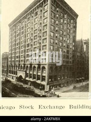 Chicago: its history and its builders; a century of marvelous growth . Masonic Temple. Stock Photo