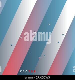 Abstract modern geometric background .overlap layer paper material design. Vector Illustration For Wallpaper, Banner, Background, Card, landing page Stock Vector