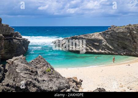 Mauritius, Rodrigues island, Anse Bouteille beach Stock Photo