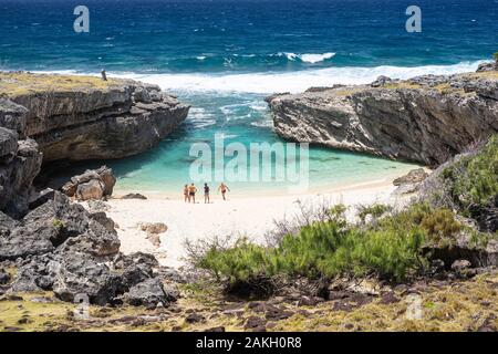 Mauritius, Rodrigues island, Anse Bouteille beach Stock Photo