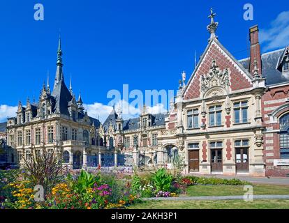 France, Seine-Maritime, Fécamp, Bénédictine palace Stock Photo