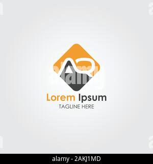 Initial AQ Letter Logo With Creative Modern Business Typography Vector Template. Creative Abstract Letter AQ Logo Design Stock Vector