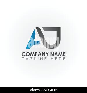Initial AJ Letter Logo With Creative Modern Business Typography Vector Template. Creative Abstract Letter AJ Logo Vector. Stock Vector
