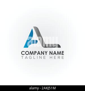 Initial AL Letter Logo With Creative Modern Business Typography Vector Template. Creative Abstract Letter AL Logo Vector. Stock Vector