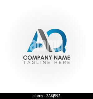 Initial AQ Letter Logo With Creative Modern Business Typography Vector Template. Creative Abstract Letter AQ Logo Vector. Stock Vector