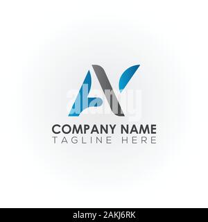 Initial AY Letter Logo With Creative Modern Business Typography Vector Template. Creative Abstract Letter AY Logo Vector. Stock Vector