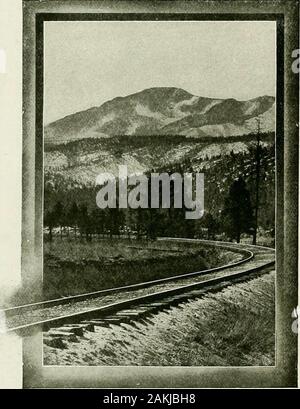 ca. 1900 map of the Colorado Midland Railway, unfortunately cropped at the  edges . circa 1900 337 Colorado Midland Railway map Stock Photo - Alamy