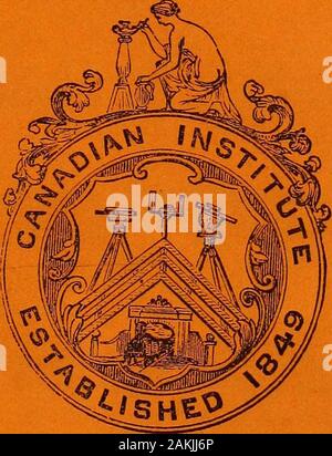 The Canadian journal of science, literature and history . .^4&gt; tl SCIENCE, LITERATURE, AND HISTORY: Vol. XII.. Number VI. CONDUCTED BT THE EDITING COMMITTEE OF THE CANADIAN INSTITUTE. OaTOIBEIE^, 187 Stock Photo