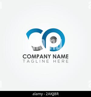 Initial CP Letter Logo With Creative Modern Business Typography Vector Template. Creative Abstract Letter CP Logo Design Stock Vector