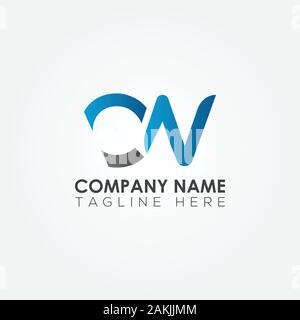 Initial CN Letter Logo With Creative Modern Business Typography Vector Template. Creative Abstract Letter CN Logo Design Stock Vector