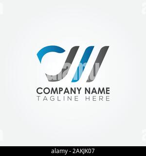 Initial CW Letter Logo With Creative Modern Business Typography Vector Template. Creative Abstract Letter CW Logo Design Stock Vector