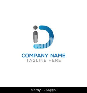 Initial DI Letter Logo With Creative Modern Business Typography Vector Template. Creative Abstract Letter DI Logo Vector. Stock Vector