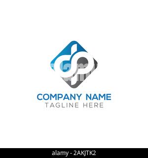 Initial DP Letter Logo With Creative Modern Business Typography Vector Template. Creative Abstract Letter DP Logo Vector. Stock Vector