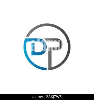 Initial DP Letter Logo With Creative Modern Business Typography Vector Template. Creative Abstract Letter DP Logo Vector. Stock Vector