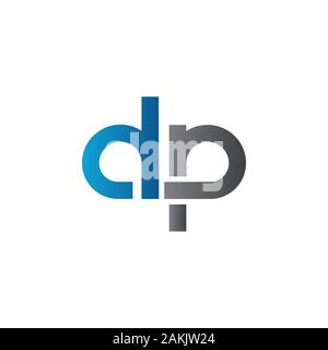 Initial DP Letter Logo With Creative Modern Business Typography Vector Template. Creative Abstract Letter DP Logo Vector. Stock Vector