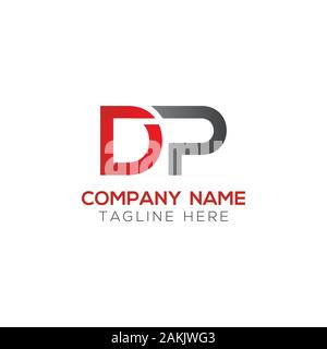 Initial DP Letter Logo With Creative Modern Business Typography Vector ...