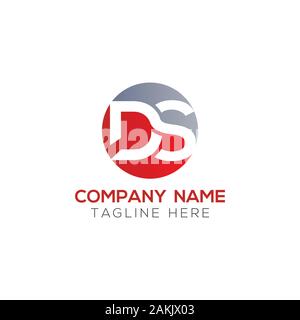 Initial DS Letter Logo With Creative Modern Business Typography Vector Template. Creative Abstract Letter DS Logo Vector. Stock Vector