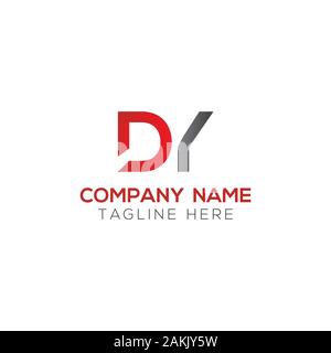 Initial DY Letter Logo With Creative Modern Business Typography Vector Template. Creative Abstract Letter DY Logo Vector. Stock Vector