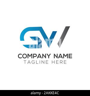 Initial GW Letter Linked Logo. GW letter Type Logo Design vector Template. Abstract Letter GW logo Design Stock Vector