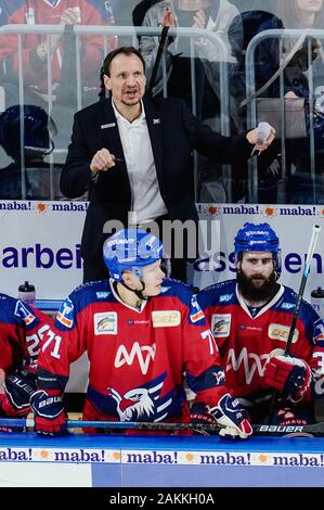 Mannheim, Germany. 09th Jan, 2020. Ice hockey: DEL, 36th matchday ...