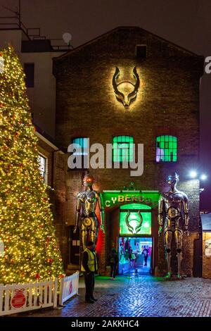 2019-12 London Camden and West End lights at Christmas Stock Photo