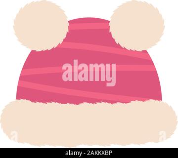Isolated winter hat icon Stock Vector