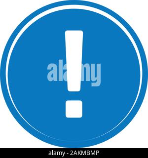 Warning vector icon. Exclamation mark icon. Attention sign icon. Warrning Stock Vector