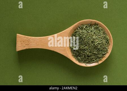 Dried Dill Weed on a Spoon Stock Photo