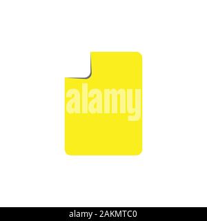 paper fold simple shadow design vector Stock Vector