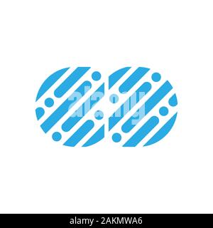 rain drops symbol logo vector Stock Vector