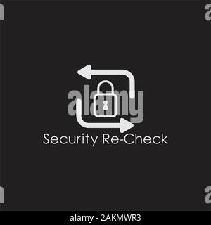 security padlock check symbol vector Stock Vector